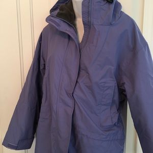 COPY - NWOT Lands’ End fleece lined winter coat with hood